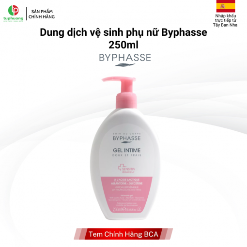 Dung dịch vệ sinh phụ nữ byphasse 250ml