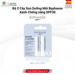 Son dưỡng môi Byphasse xanh chống nắng SPF30