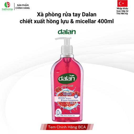 Xà phòng rửa tay Dalan D'Olive chiết xuất hồng lựu