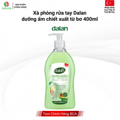 Xà phòng rửa tay dưỡng ẩm Dalan D'Olive chiết xuất bơ