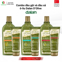 Combo dầu gội xả Dalan D'Olive Nourishing